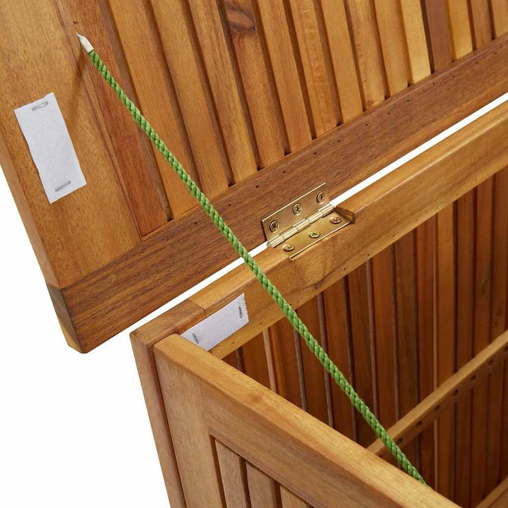 vidaXL Akazienholz Massiv Garten Aufbewahrungsbox Auflagenbox Gartentruhe Kissenbox Gartenbox Kissen