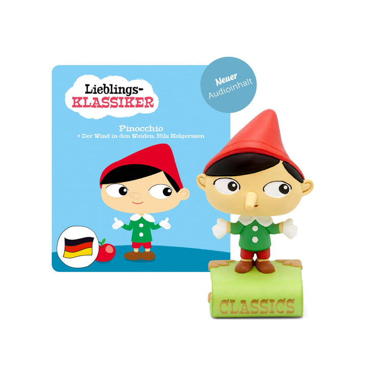 tonies Hörfiguren für Toniebox, Lieblings-Klassiker – Pinocchio und 2 weitere, Hörbuch für Kinder ab