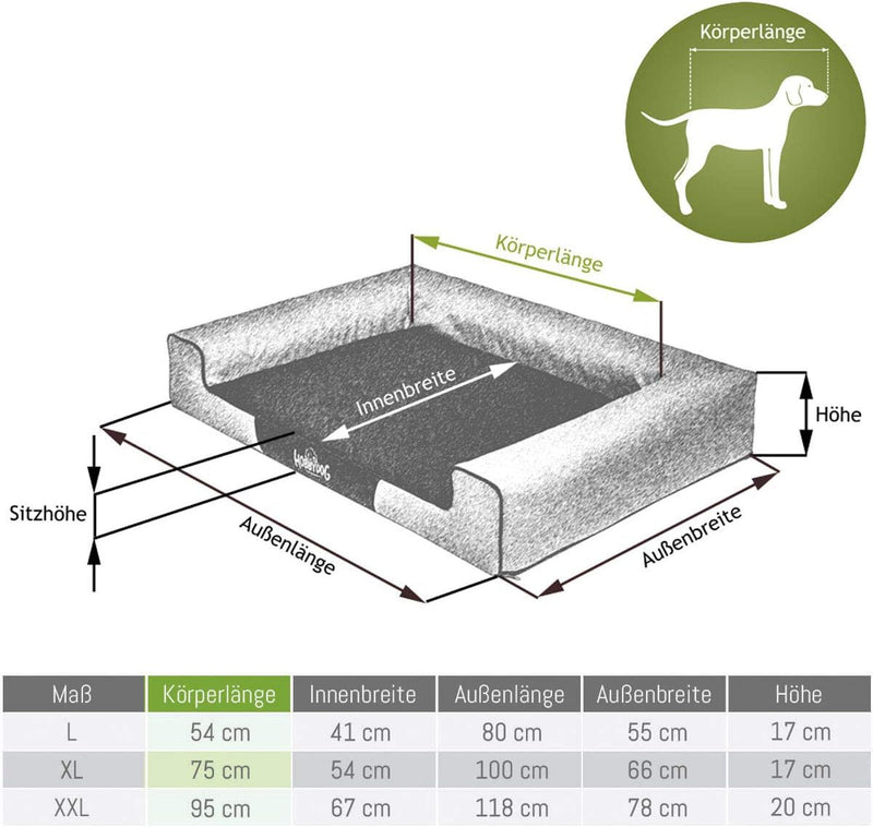 Hobbydog L VICCCM5 Eckig Hundebett, Victoria Katzenbett Schlafplatz, rot mit schwarz Rot-Schwarze L