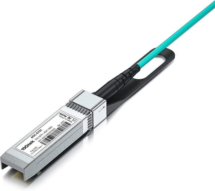 10Gtek 10GbE SFP+ AOC Kabel 40-Meter, 10GBASE Active Optical OM3 MMF Cable für Cisco, Ubiquiti UniFi