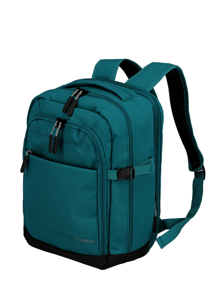Travelite Handgepäck Rucksack, RyanAir Masse, KICK OFF, Laptop Rucksack 13 Zoll, Praktischer Rucksac