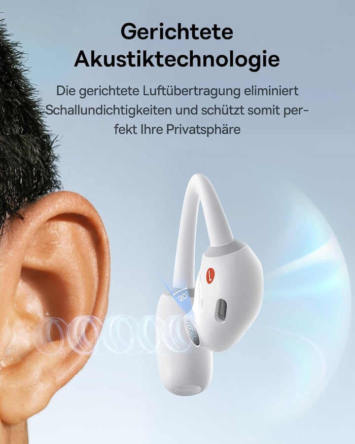 Baseus Eli Sport 1 Open Ear Kopfhörer Bluetooth, Direktionale Akustik, Druckvoller Bass, Ultraleicht