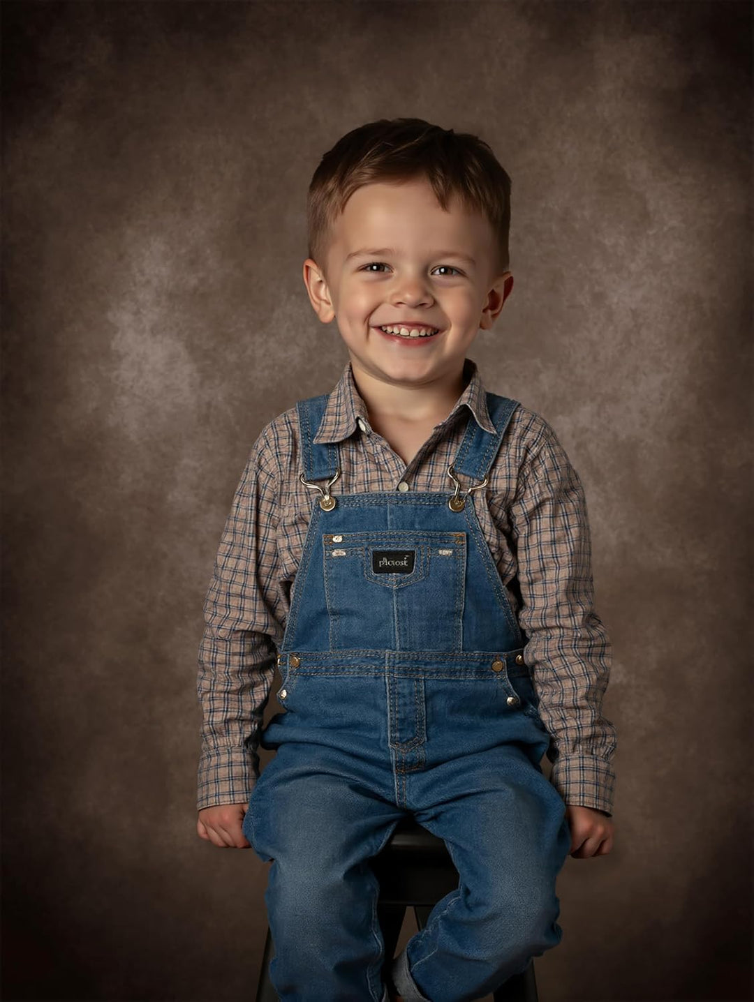 Kate Studio Hintergrund Braun 1,5x2,2m/5x7ft Klassischer Schokoladenfotografischer Hintergrund Hochz