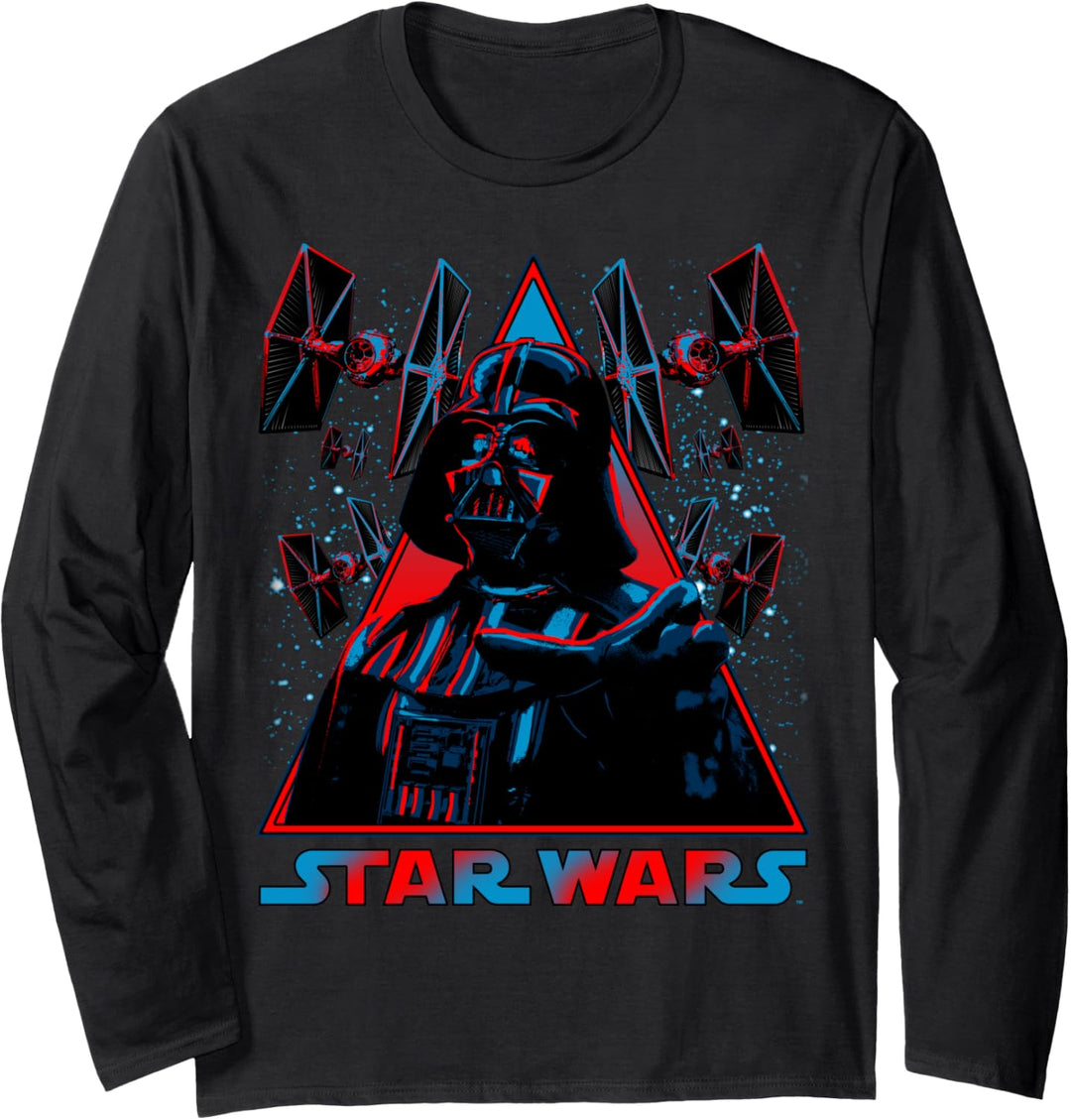 Star Wars Darth Vader Sith Lord Triangle Portrait Langarmshirt