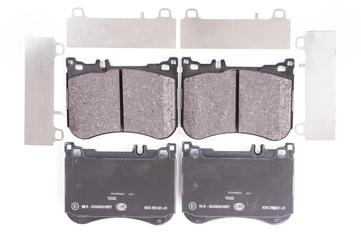 HELLA PAGID 8DB 355 021-211 Bremsbelagsatz - T2322 - Dicke/Stärke: 17.5mm - Bremssystem: Brembo - fü