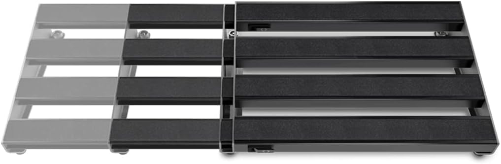 XPND-02 Pedalboard ausziehbar zwei Reihen + 2x keepdrum Patchkabel