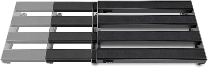 XPND-02 Pedalboard ausziehbar zwei Reihen + 2x keepdrum Patchkabel