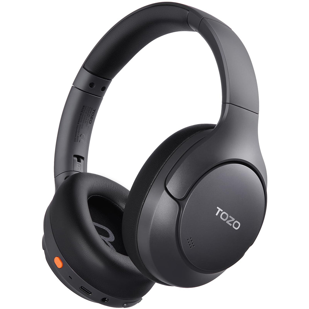 TOZO HT3 Kopfhörer Kabellos Bluetooth Over Ear, Noise Cancelling Kopfhörer mit Mikrofone,90 Std, Hi-