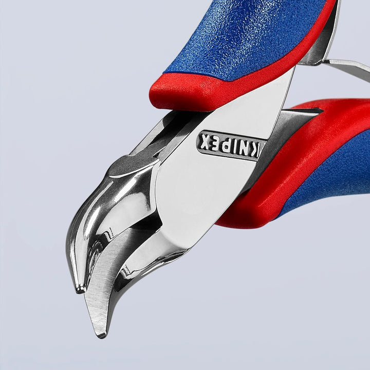Knipex Elektronik-Greifzange mit Mehrkomponenten-Hüllen 115 mm (SB-Karte/Blister) 35 42 115 SB