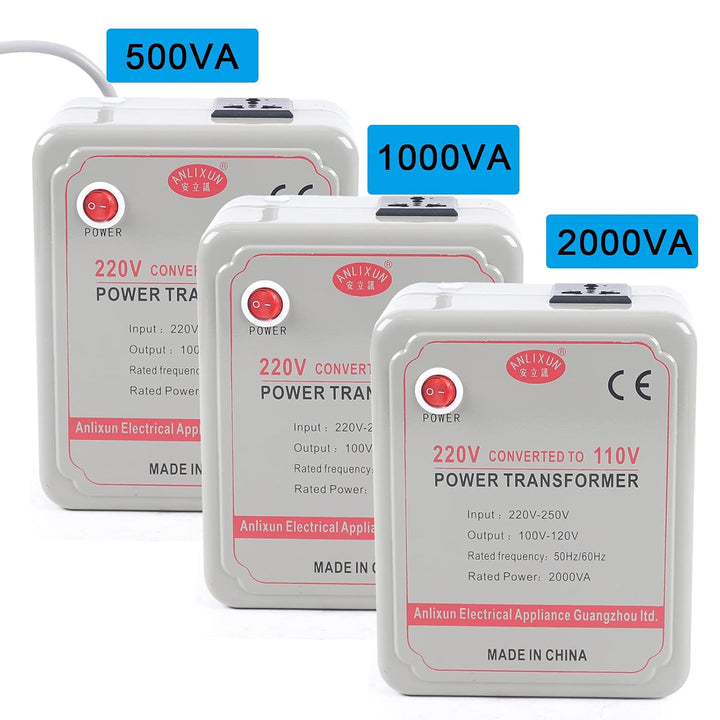 Wandler Umwandler Converter 220V-250V auf 100V-120V | Spannungswandler Transformator | Voltage Conve