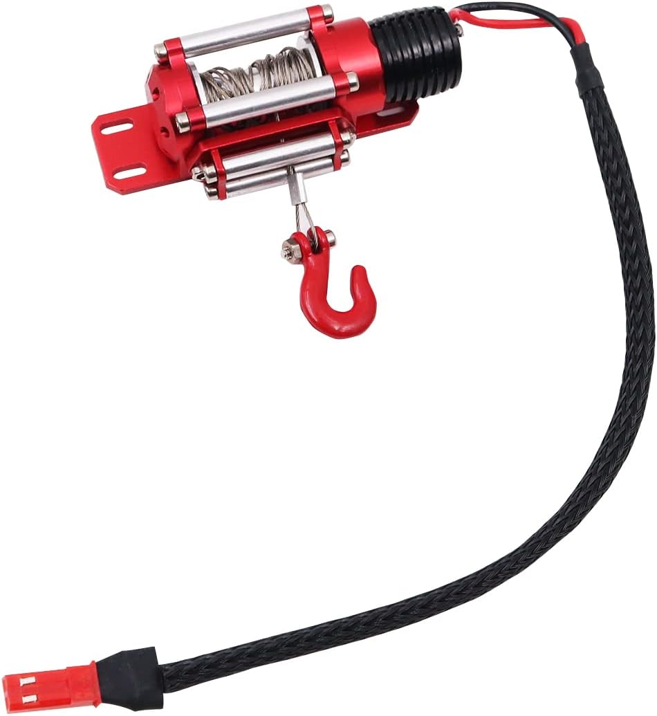 Simulation Klettern Auto Winde Set Elektro Metall Modellfahrzeug Crawler Autozubehör Kompatibel mit