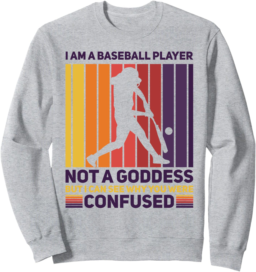 Baseballspieler Pitcher Catcher Infield Baseball Goddess wh Sweatshirt