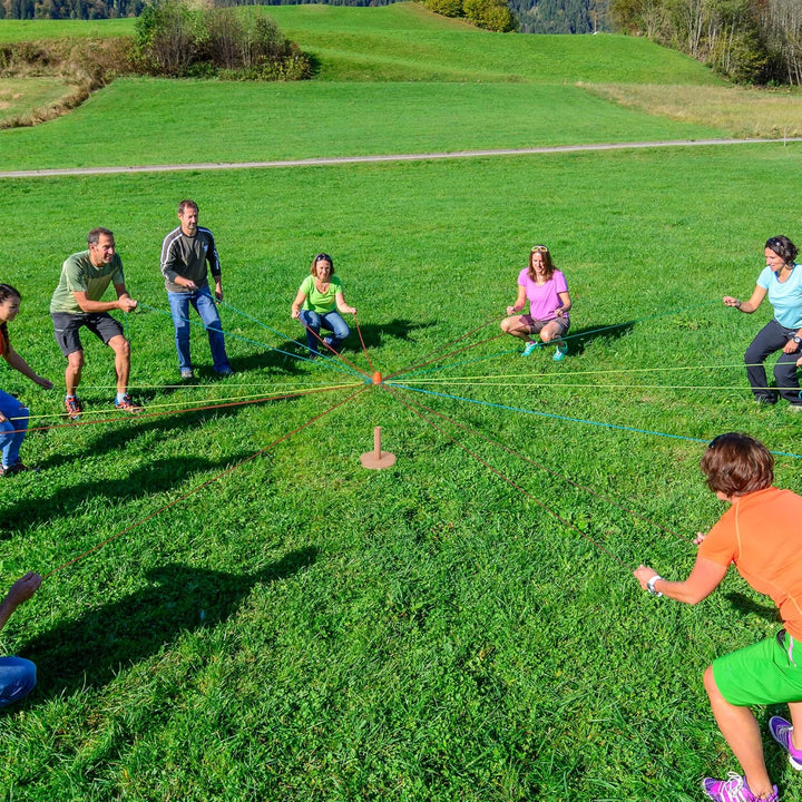 Kugelkurier – Teambuilding-Game für 3-10 Personen, fördert Kommunikation, Teamwork & Problemlösungsf