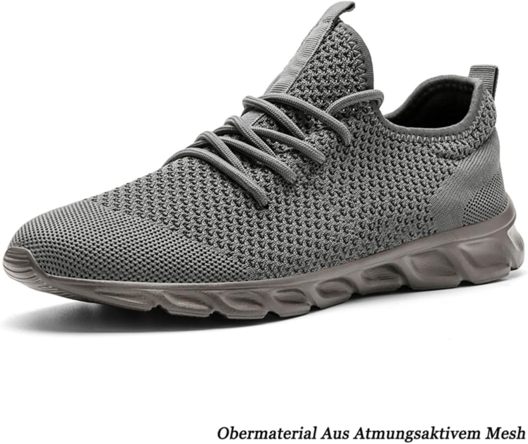 Herren Sneaker Walkingschuhe Atmungsaktiv Strassenlaufschuhe Leicht Freizeit Sportschuhe für Hallen