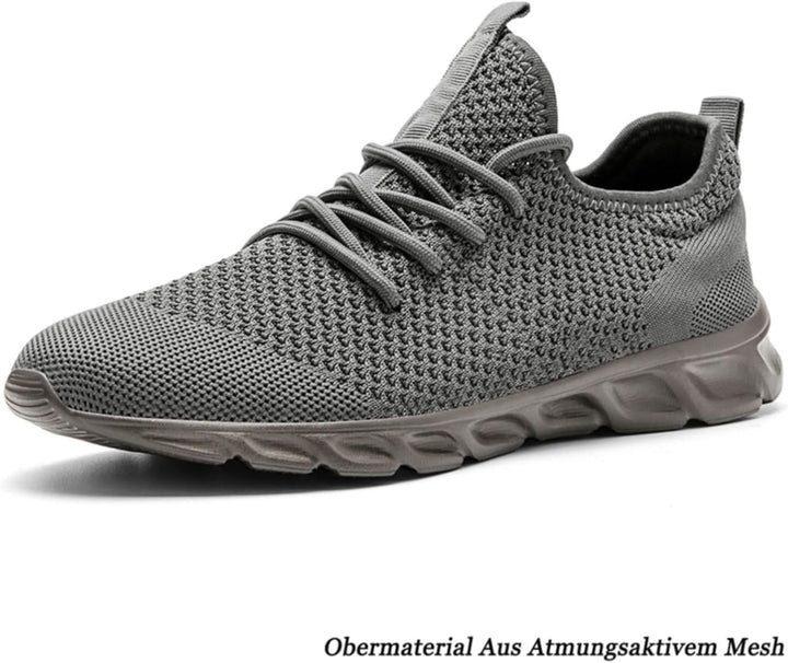 Herren Sneaker Walkingschuhe Atmungsaktiv Strassenlaufschuhe Leicht Freizeit Sportschuhe für Hallen