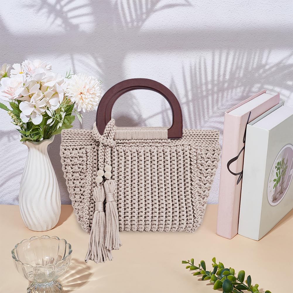 INFUNLY DIY Häkeltaschen Set für Anfänger und Erwachsene Mit Schritt für Schritt Videoanleitungen, Q