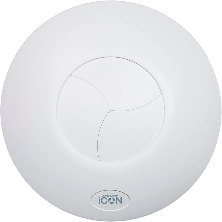 Airflow iCON 30 Badlüfter Abluftventilator – 100mm/4 | 33 l/s Luftstrom, Energieeffizient 10,7W, Lei