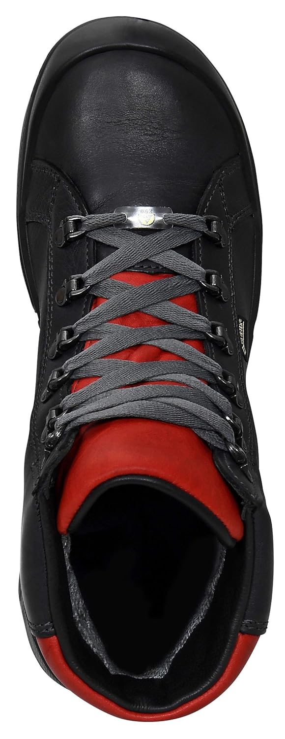 ELTEN Sicherheitsschuhe DELUXE GTX Mid ESD S3 CI, Herren, Leder, Stahlkappe, leicht, sportlich, Schw