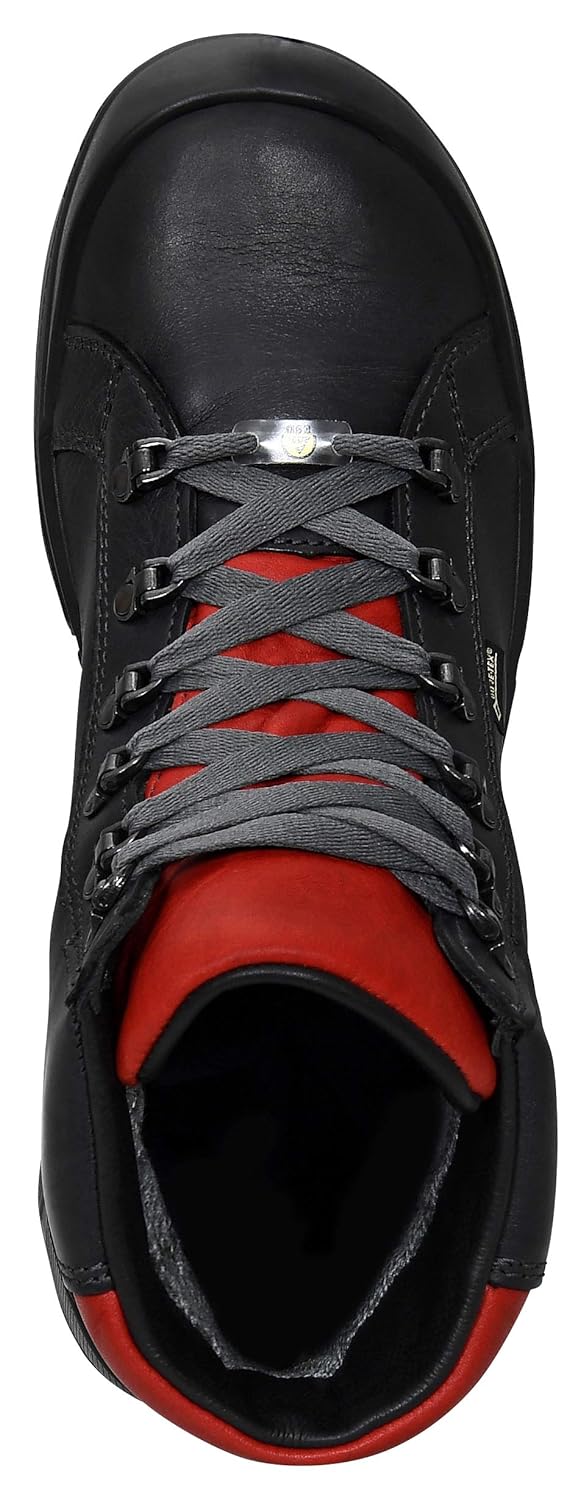 ELTEN Sicherheitsschuhe DELUXE GTX Mid ESD S3 CI, Herren, Leder, Stahlkappe, leicht, sportlich, Schw