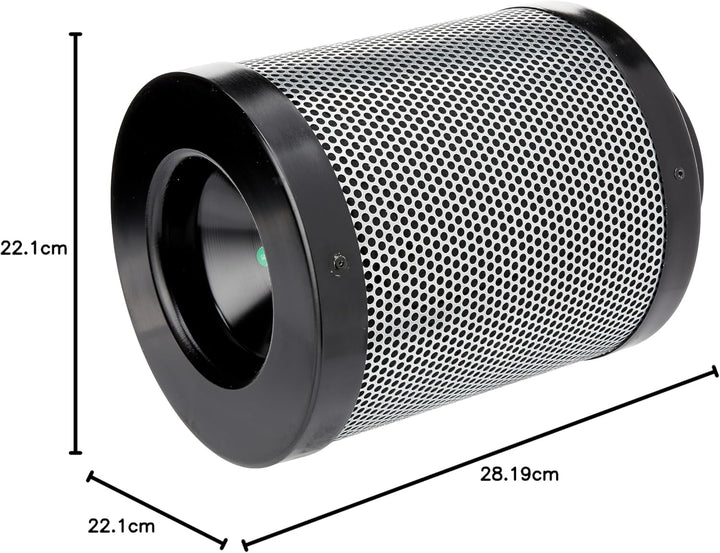 RAM 08-350-150 Filter - 100/200, 4 Zoll, Aktivkohlefilter, 170 m³/hr 170m³/hr 100/200 (4"), 170m³/hr