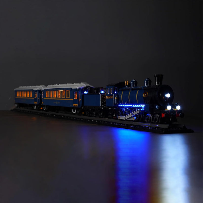 Fernbedienung Led Licht Set Kompatibel mit Lego The Orient Express Train (Kein Modell), Dekorationsb