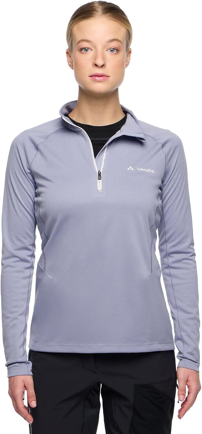 VAUDE Women's Larice Light Shirt II - Langarmshirt Damen - Funktionsshirt Damen, 34 Dark Iris