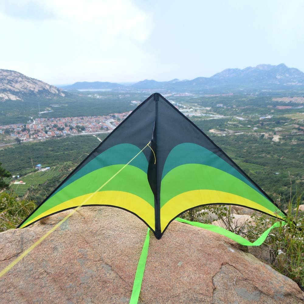 Mint's Colorful Life Delta Drachen Flugdrachen für Kinder und Erwachsene, extrem einfach zu Fliegend