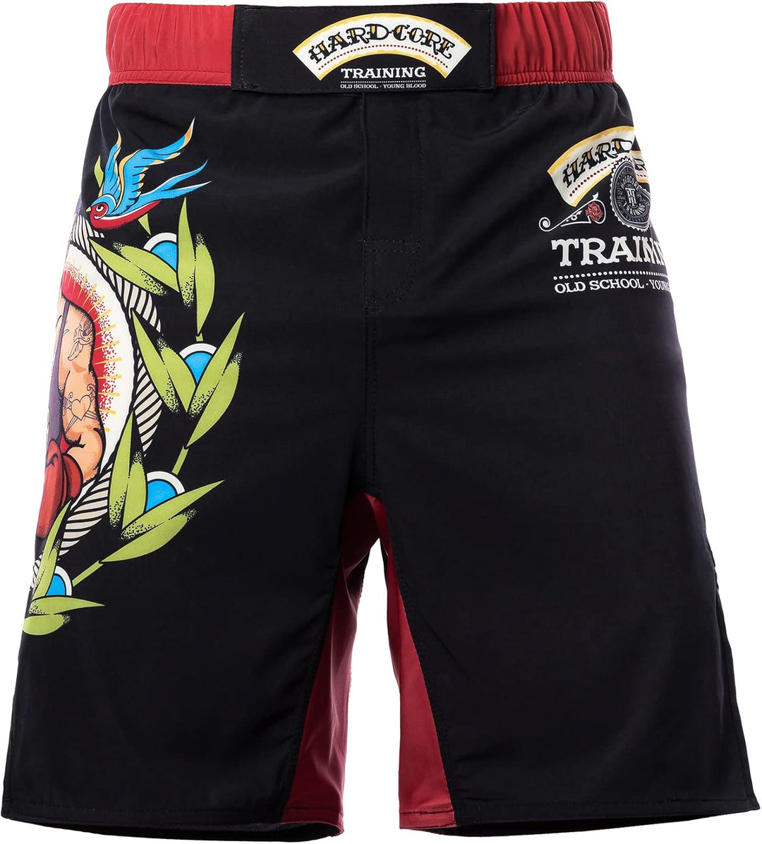 Hardcore Training Fight Shorts Kurze Hose Herren MMA BJJ Grappling Fitness Boxen Muay Thai No Gi S B