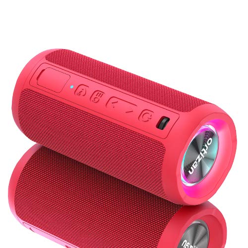 Ortizan Bluetooth Lautsprecher mit Licht, Musikbox Tragbarer Bluetooth Box mit IPX7 wasserdicht, Dua