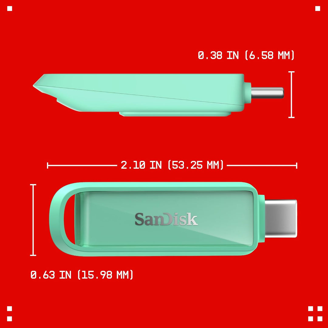 SANDISK Phone Drive mit USB Type-C 512 GB (Flash-Laufwerk für Smartphones, Tablets und Computer, 150