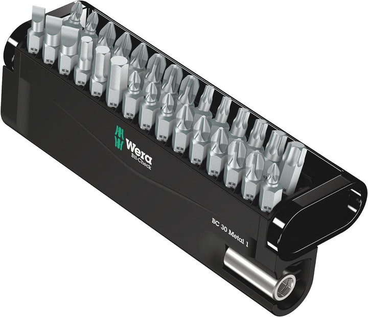 Wera Kraftform Kompakt 28 mit Tasche, 7-teilig, Wera 05134491001 &amp; Bit-Sortiment, Bit-Check 30 Metal