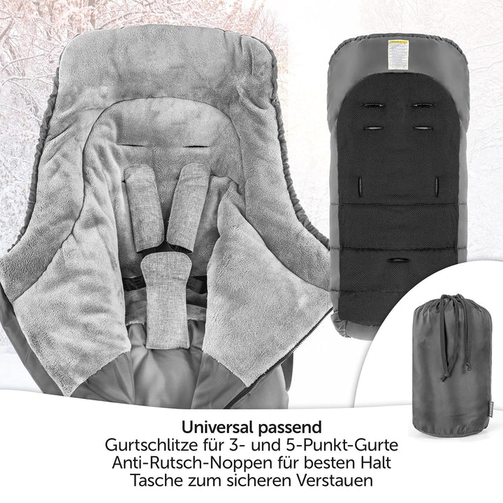 Zamboo Fusssack für Joie Buggy Sportwagen (passend für Litetrax, Mytrax, Chrome) - Winterfusssack fü