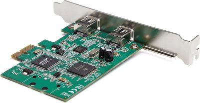 StarTech.com PCI Express Controller Karte (2 Ports, 1394a Firewire, Windows/Mac kompatibel, Schnitts