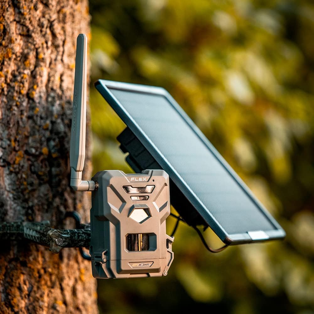 SPYPOINT Solarpanel SPLB-22 für Trail-Kamera mit internem Akku für Outdoor-Trail-Kamera Solarpanel -