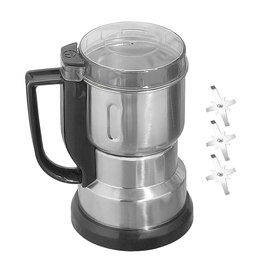 Elektrisch Kaffeemühle, Getreidemühle Multifunktionale, Edelstahl-Pulvermühle für Zuhause, Kaffee &