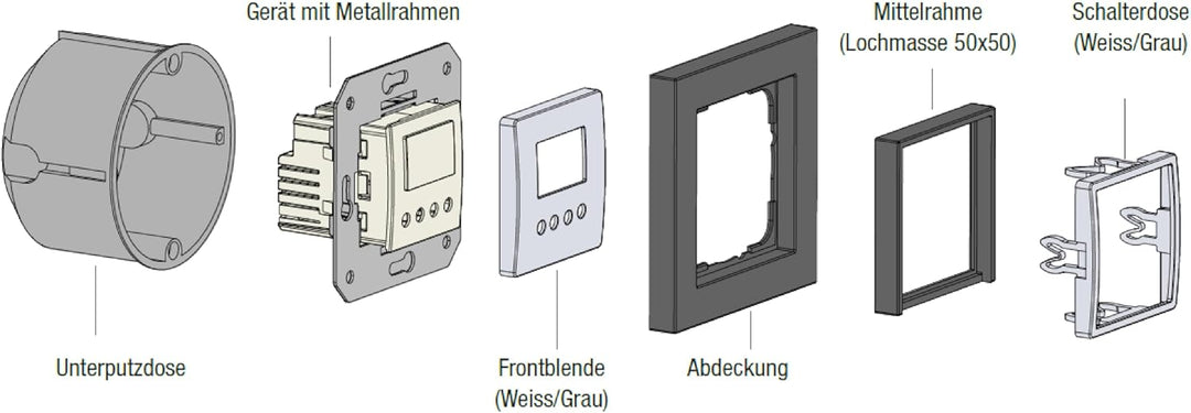 VEMER VE787501 Tempo-INT - Digital Zeitschaltuhr mit Stunden- oder Astronomische Programmierung, ide