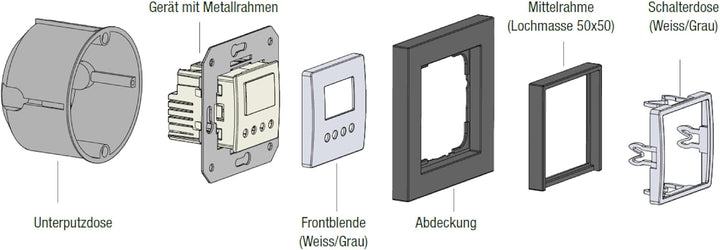 VEMER VE787501 Tempo-INT - Digital Zeitschaltuhr mit Stunden- oder Astronomische Programmierung, ide