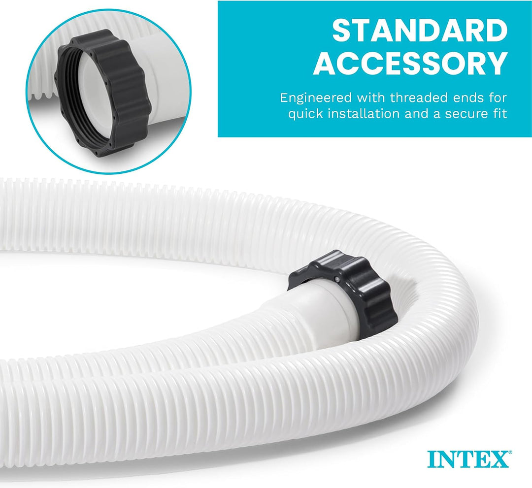 Intex Schlauch- und Muttern-Set aus Kunststoff für Pumpe, Grau, 29060E, 1 Stück 1-Pack, 1-Pack