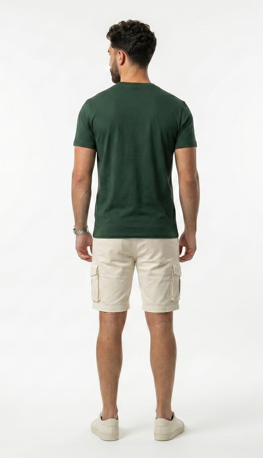 2er-Pack Herren-Henley-T-Shirts mit halben Ärmeln, leichte Henley-Oberteile Oliv, Marine, Kastanienb