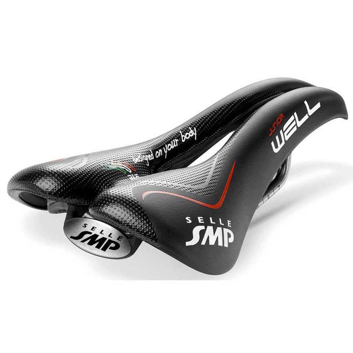 Selle SMP Junior Well Fahrrad-Sattel // Unisex Schwarz Einheitsgrösse, Schwarz Einheitsgrösse