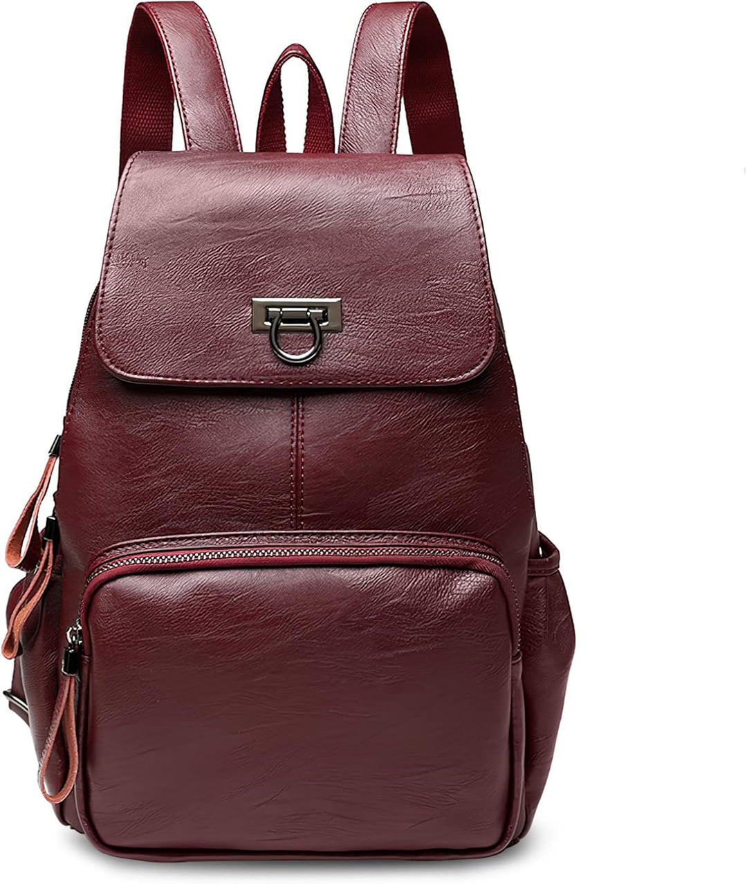DIRRONA Rucksack Damen Elegant Rucksack im Klappdesign Casual Damen Schultertaschen PU Leder Wasserd