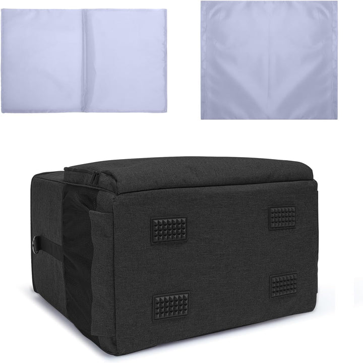 CURMIO Reisetasche für Desktop Computer und Monitor, Tragetasche für Computer PC-Gehäuse, Tastatur,
