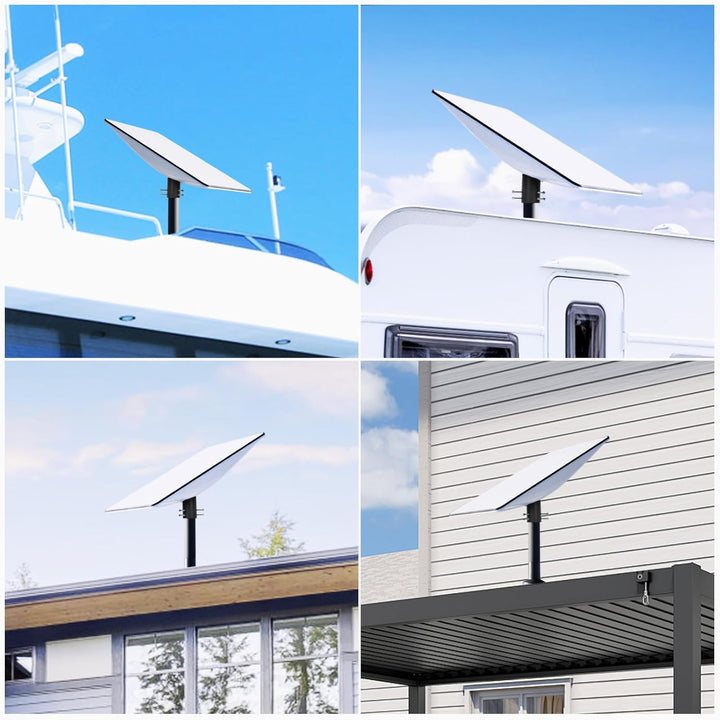 Starlink Gen 3 Halterung,360° Verstellbare V3 Starlink Wandhalterung,Starlink Gen3 Mast-Montagekit f