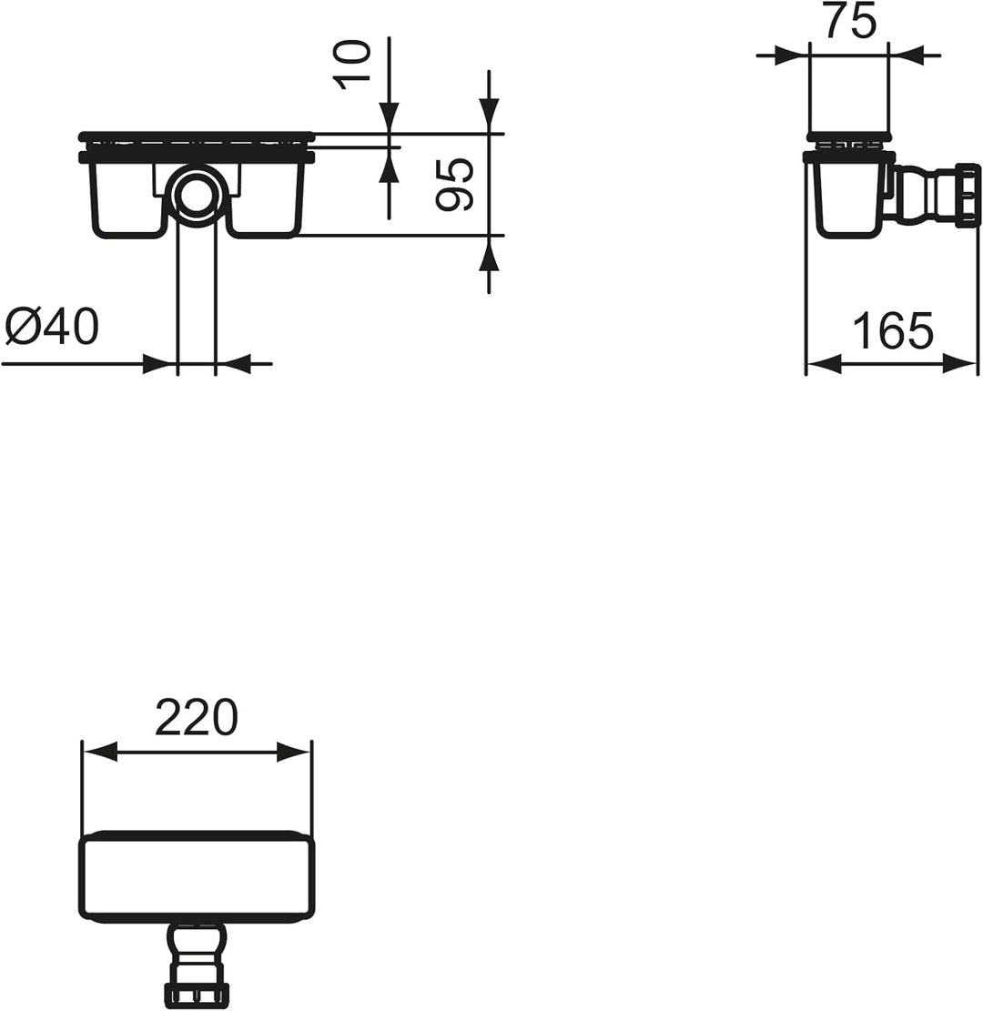 Ideal Standard T4493V3 Ultra Flat New Ablaufgarnitur