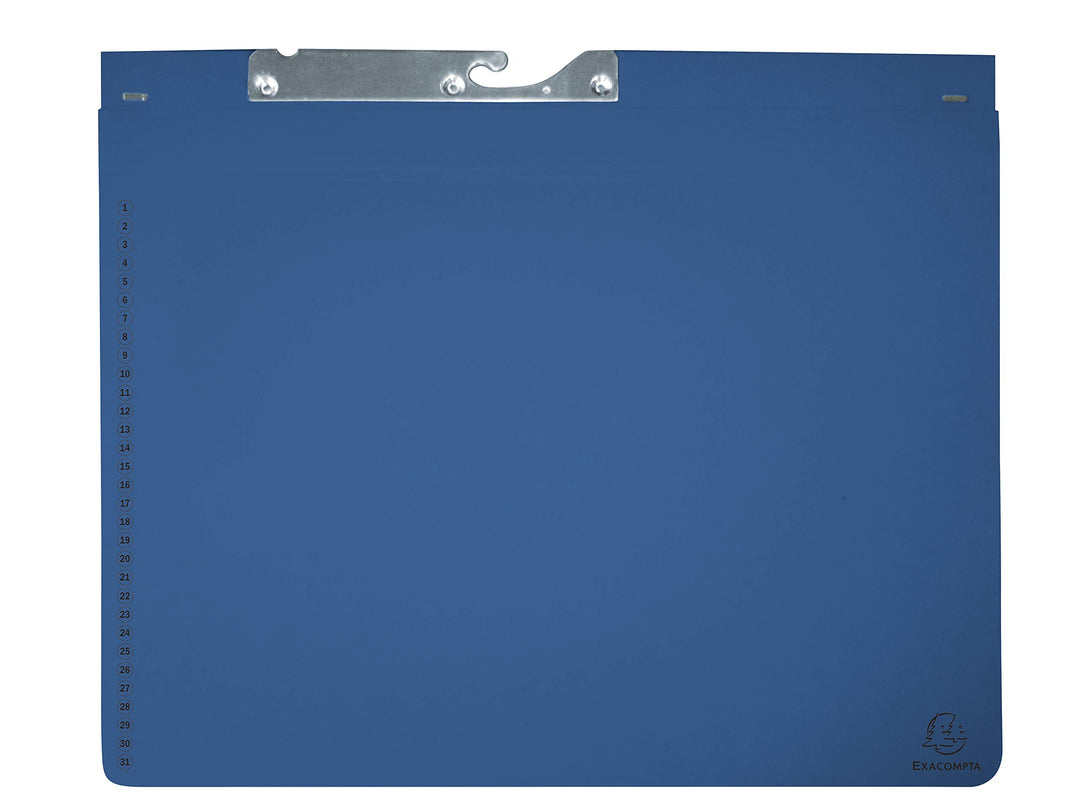 Exacompta 353107B 25er Pack Pendelhefter Exaflex aus extra starkem Recycling Karton, mit einer dehnb