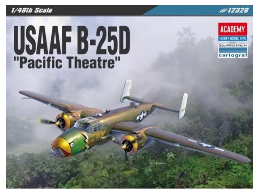 Academy ACA12328 Theatre 1:48-USAAF B-25D Pacific Theater, Verschieden