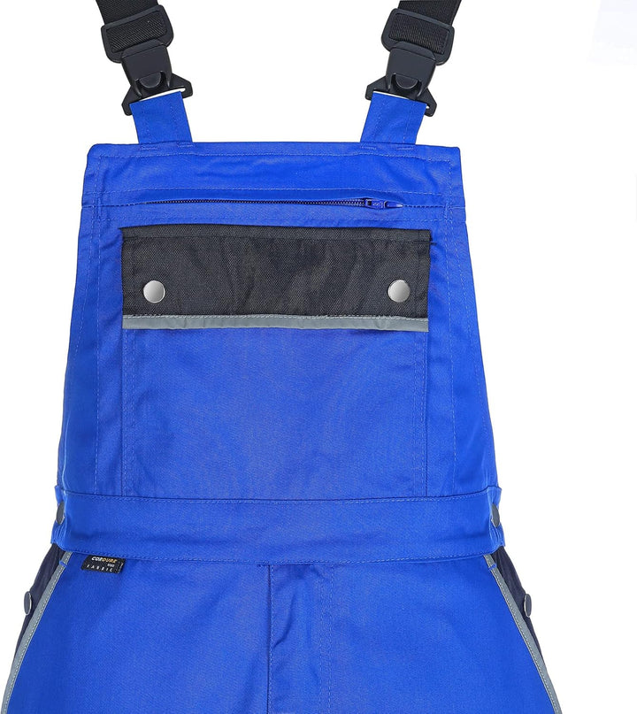 TMG | Arbeitslatzhose für Herren, Style Light Arbeitshose mit Kniepolster & Taschen, ideal für Somme