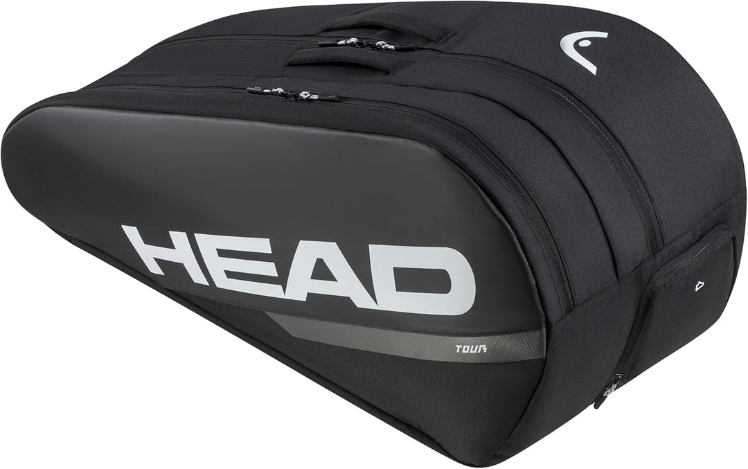 HEAD Tour Racquet Bag L Schwarz/Weiss, Schwarz/Weiss