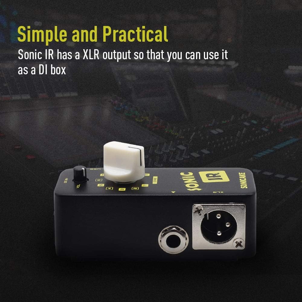 SONICAKE Sonic IR Gitarre Bass Effektpedal Lautsprecherbox Simulator Impulsantwort Lader, IR