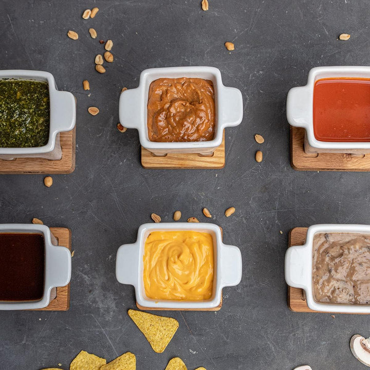 Boska Tapas Fondue Bianco - 300 ml - geeignet für Käsefondue 13 x 13 x 14 cm, 13 x 13 x 14 cm